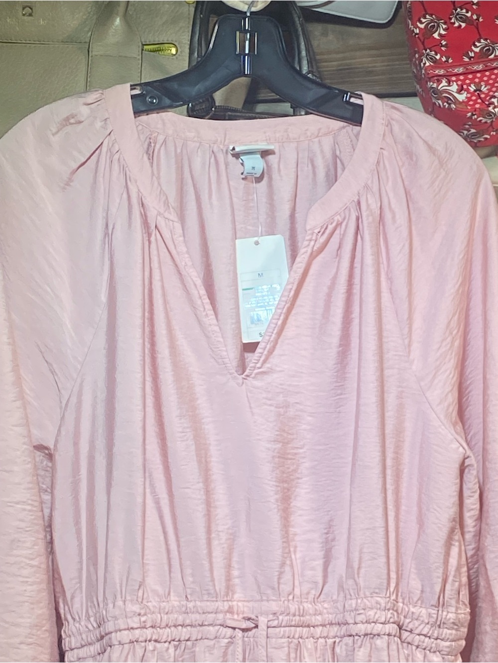 a new day Dusty Blush Long Sleeve Maxi Dress - Picture 4 of 10